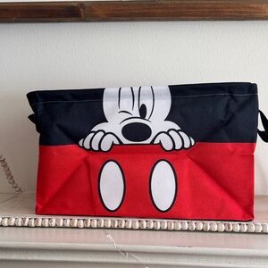 Mickey Mouse Red and Black collapsing storage bin. So adorable!